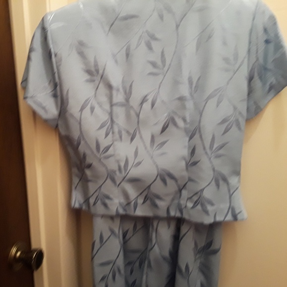 J.R. Nites blue 2 pc dress - Picture 4 of 4